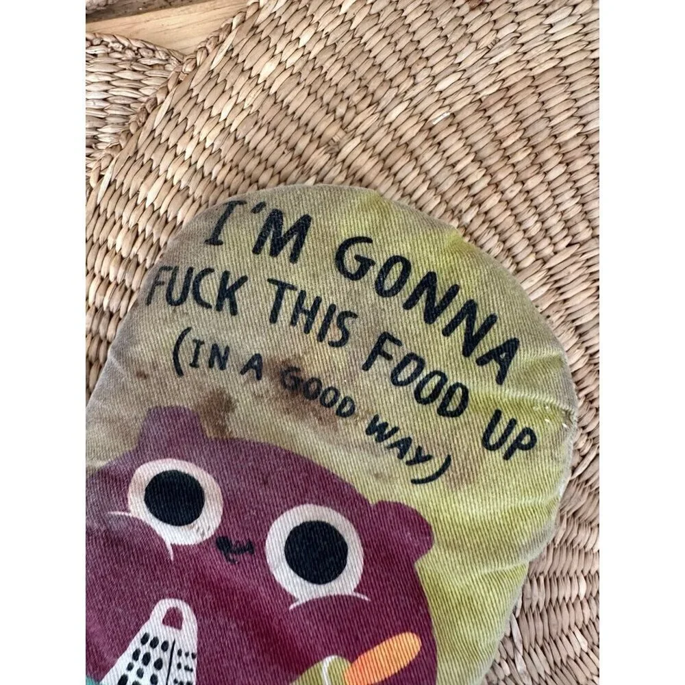 I’m gonna F this food up in a good way oven mitt BLUE Q